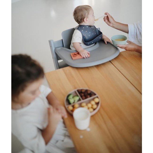 Mushie Baby-Löffel Stone Cloudy Mauve