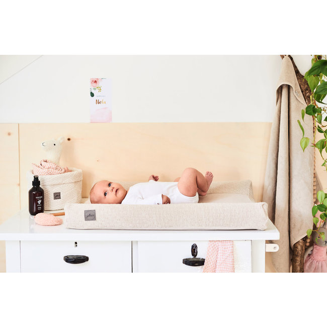 Jollein Rattle Moon Pink