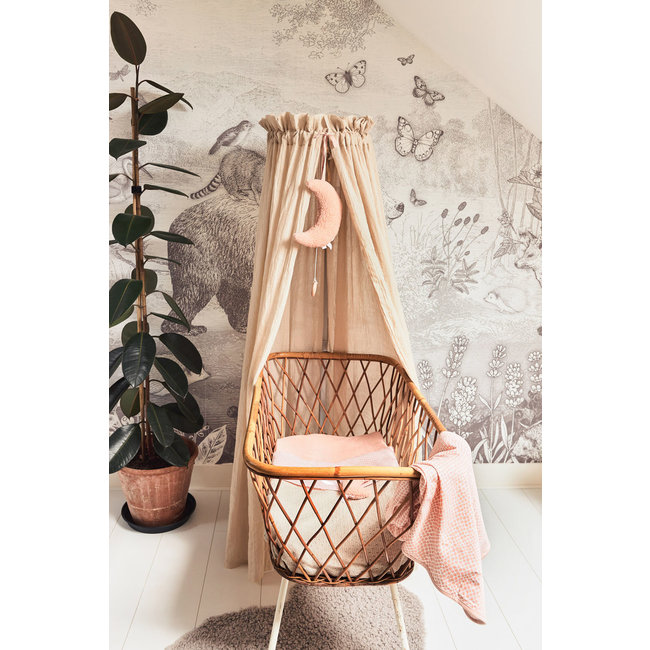 Jollein Musical Cushion Moon Pink