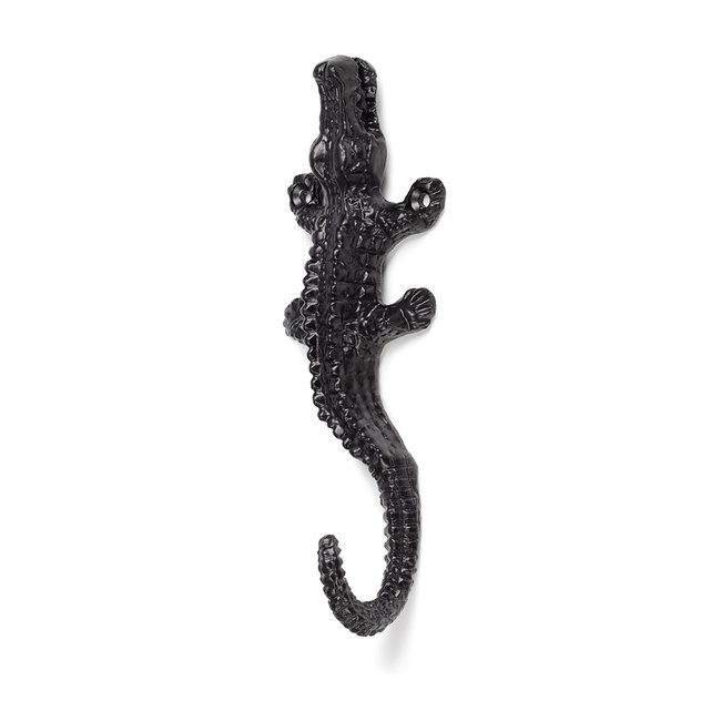 KidsDepot Wall Hook Crocodile Black Cobi 18 cm