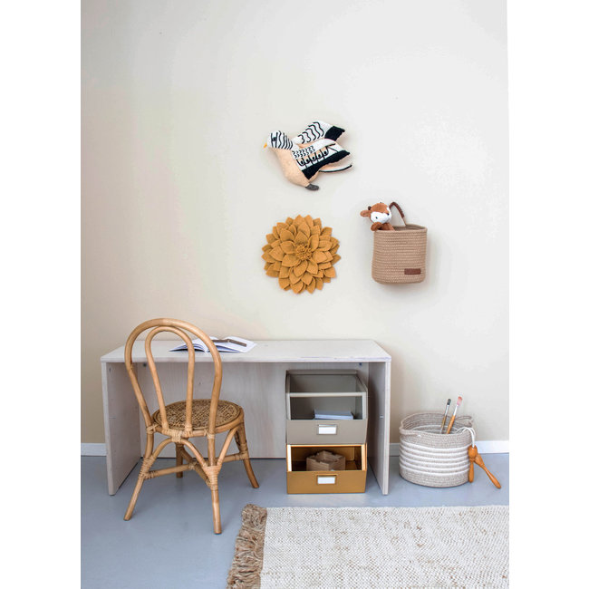 KidsDepot Vilten Bloem Kuba Oker