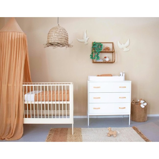 KidsDepot Vogel Kikki Beige Wanddekoration