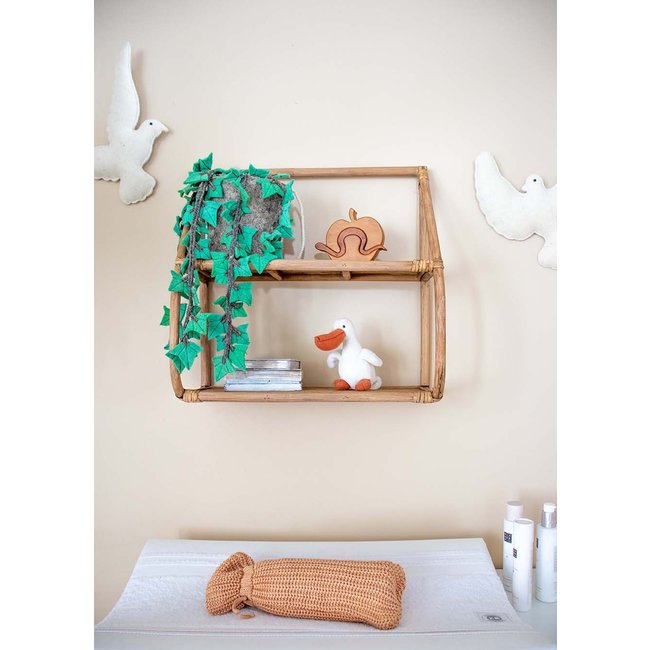 KidsDepot Bird Kick Beige Wall decoration