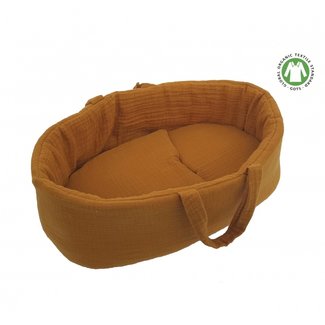 Hollie Poppenspeelgoed Doll Carrycot Ochre
