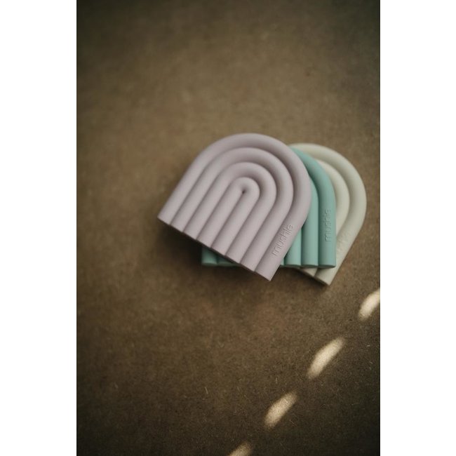 Mushie Bijtring Regenboog Mauve Lila