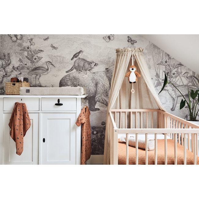 Jollein Sluier Vintage Nougat Beige 155 cm