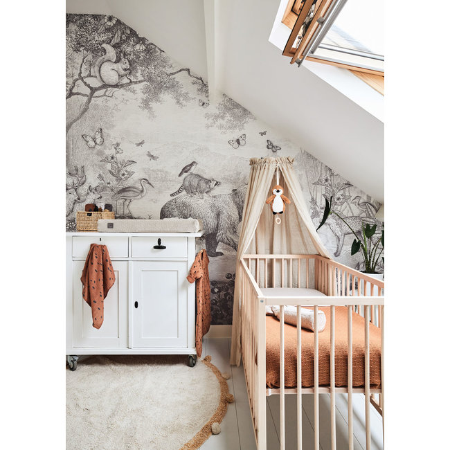 Jollein Sluier Vintage Nougat Beige 155 cm