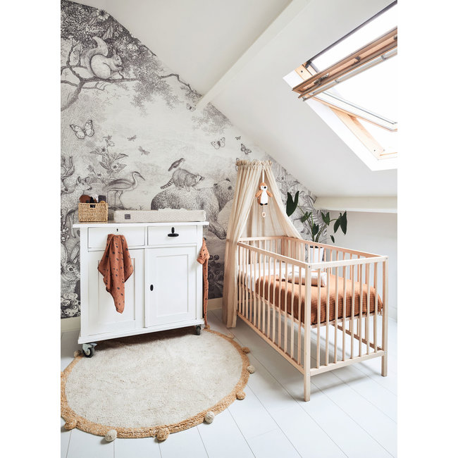 Jollein Sluier Vintage Nougat Beige 155 cm