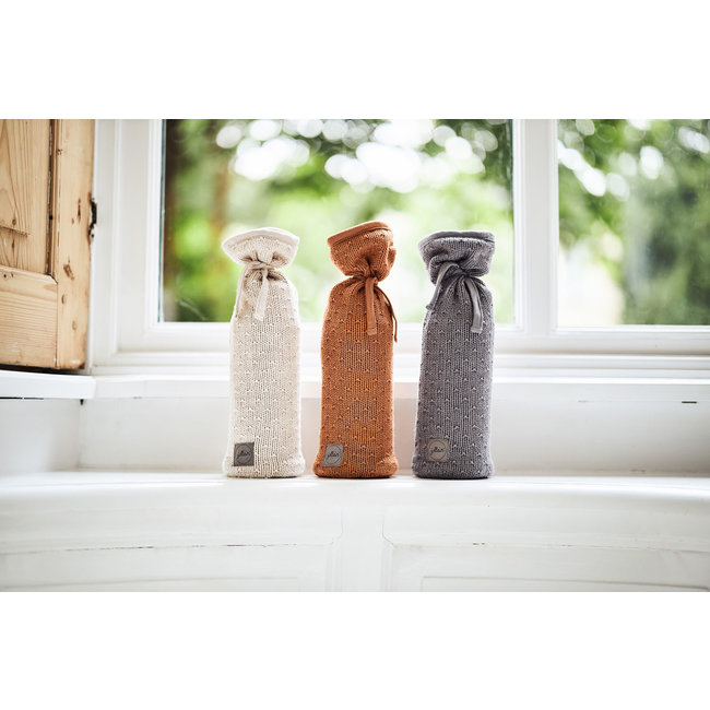 Jollein Hot Water Bottle Cover Bliss Knit Caramel Brown