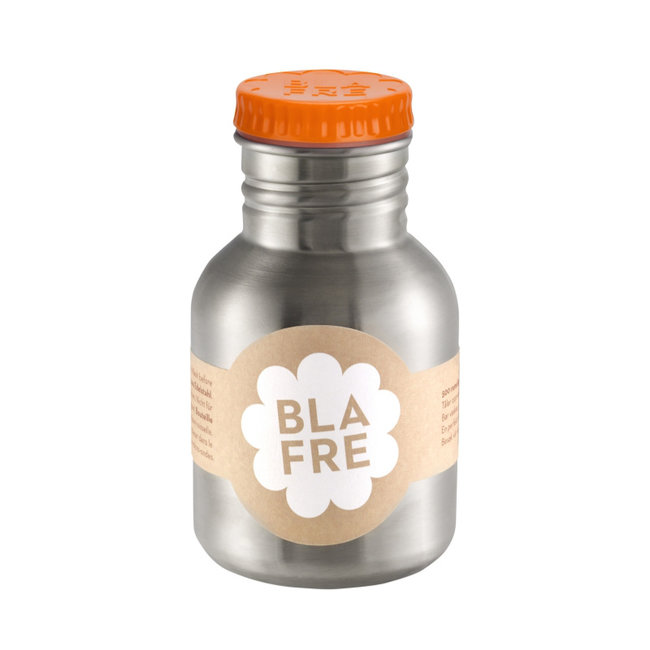Blafre Drinkfles Oranje 300 ml RVS