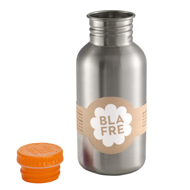 Blafre Drinking Bottle Orange 500 ml Stainless Steel