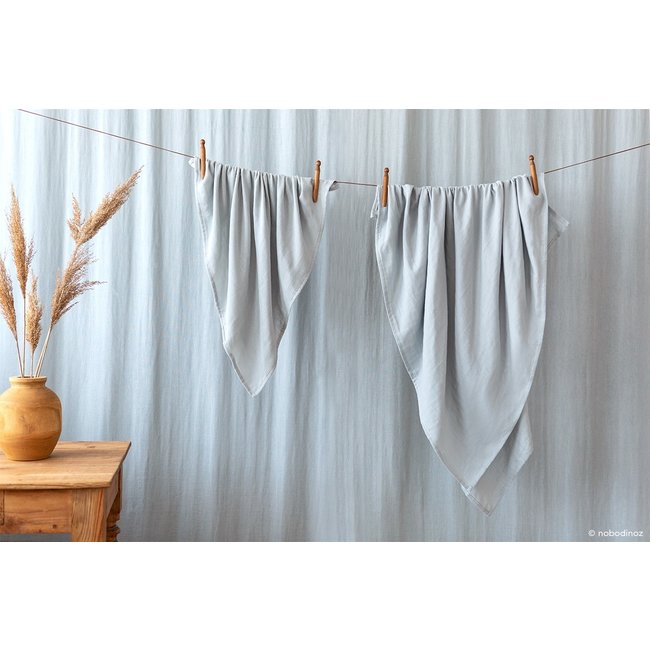 Nobodinoz Swaddle Box 3 Pack Blue 70 x 70 cm