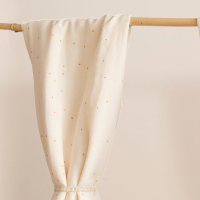 Nobodinoz Hydrofiele Doek Honey Sweet Dots 70 x 70 cm