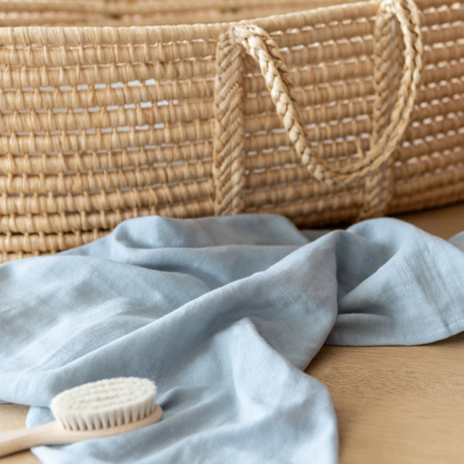 Nobodinoz Mullwindel-Set Blue 3er-Pack 70 x 70 cm