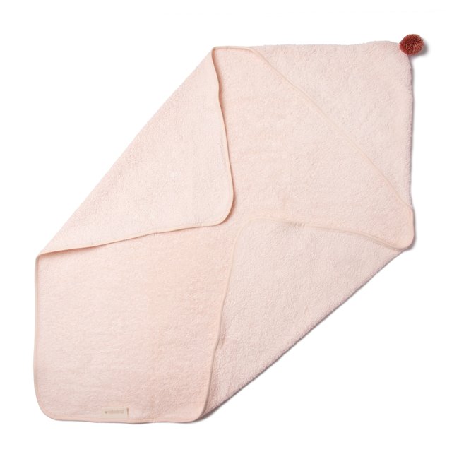 Nobodinoz Baby Bath Cape So Cute Pink