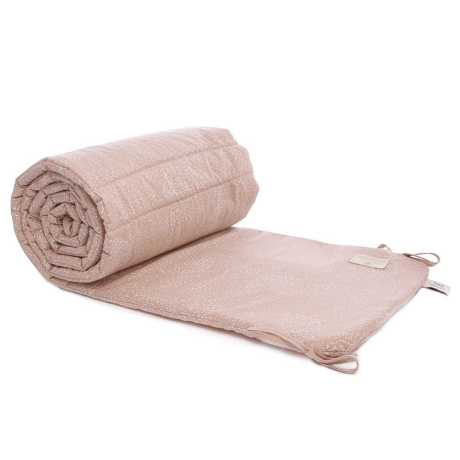 Nobodinoz Bedbumper White Bubble Misty Pink Roze