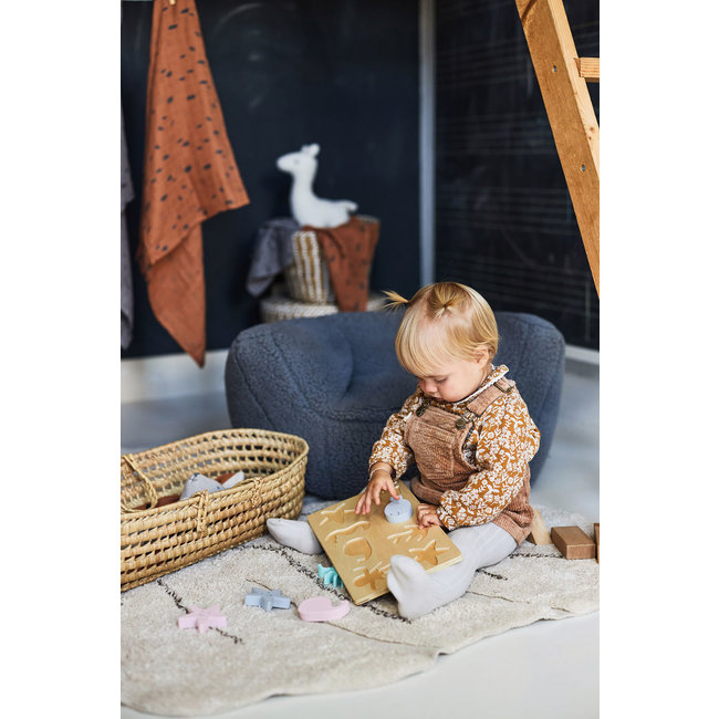 Jollein Muslin Cloths Spot Caramel 115x115 cm 2-Pack