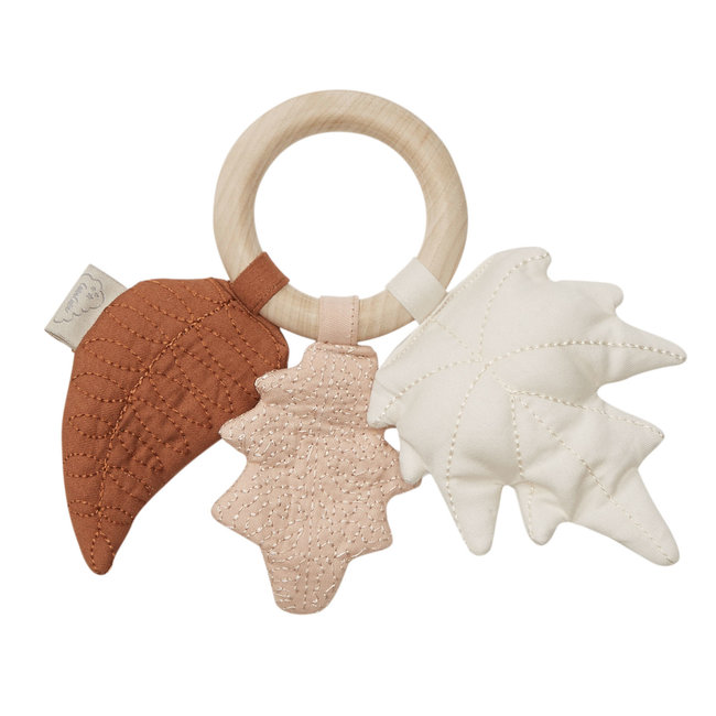 Cam Cam Copenhagen Rattle Leaves Caramel