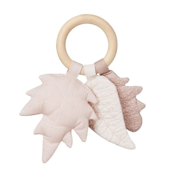 Cam Cam Copenhagen Rattle Leaves Pink