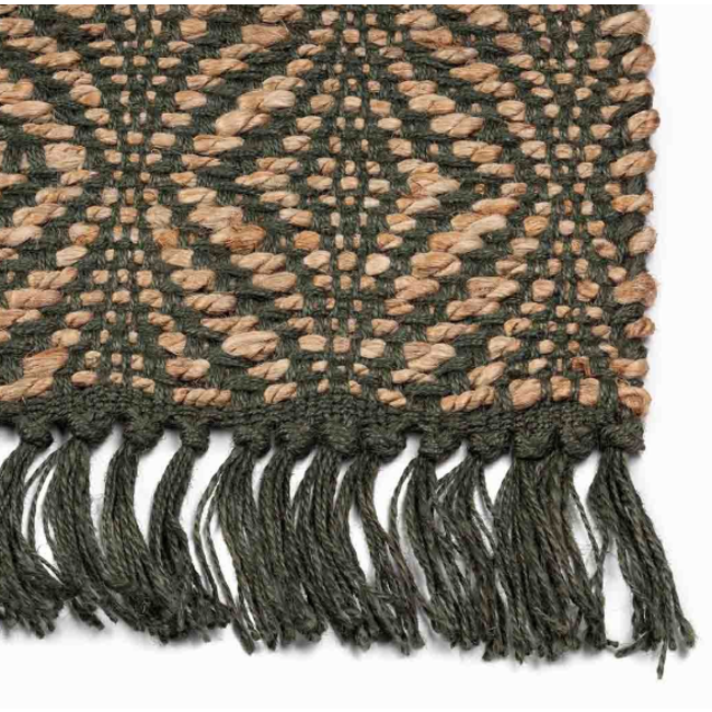 KidsDepot Vloerkleed Holly Groen 70 x 140 cm