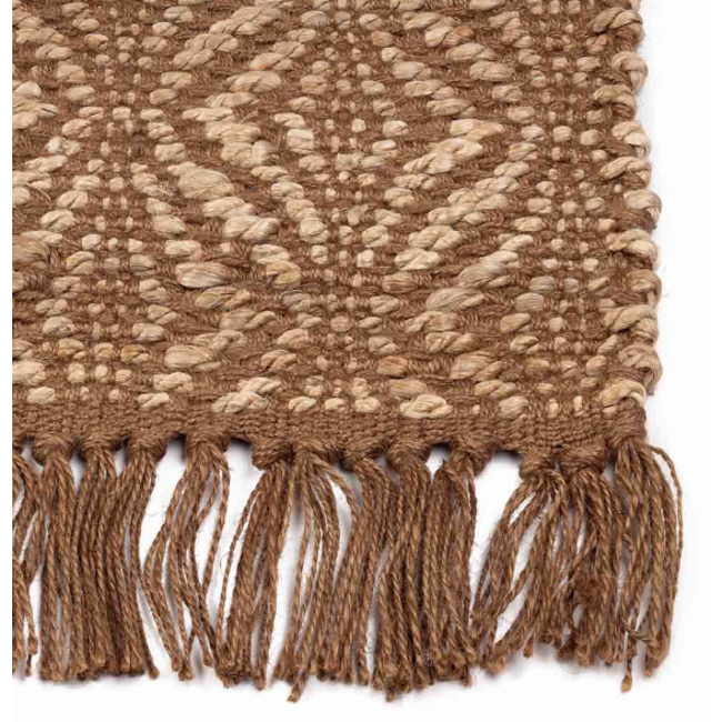 KidsDepot Vloerkleed Holly Bruin 70 x 140 cm