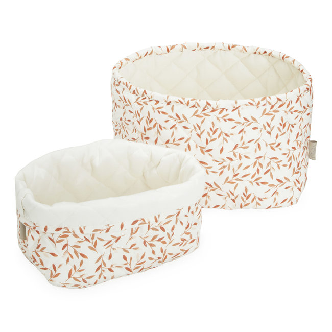 Cam Cam Copenhagen Storage Baskets Caramel Leaves