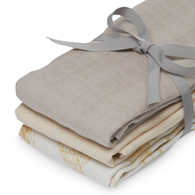 Cam Cam Copenhagen Hydrofiele Doeken Hazel Light Sand 3 Stuks