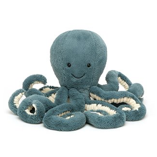 Jellycat Octopus Storm Soft Toy Blue Medium 50 cm