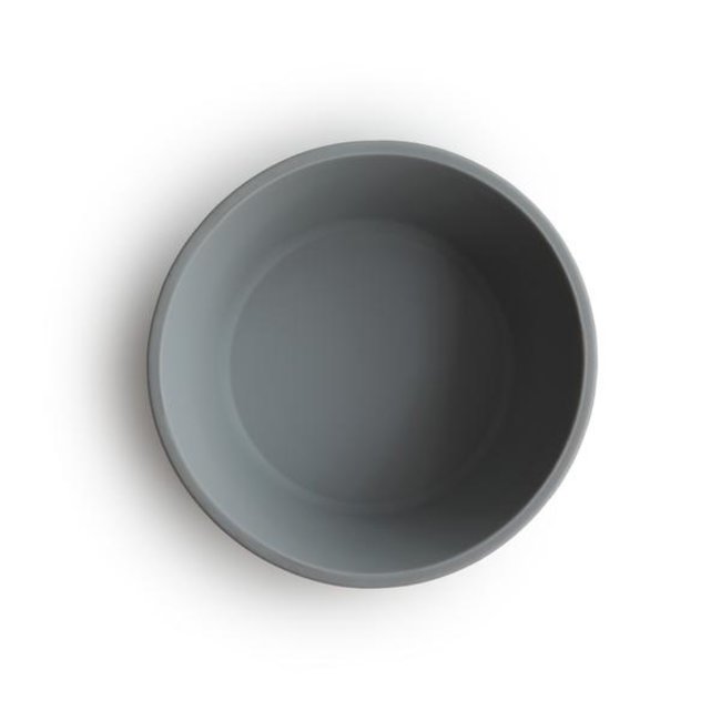 Mushie Silicone Bowl Stone Grey