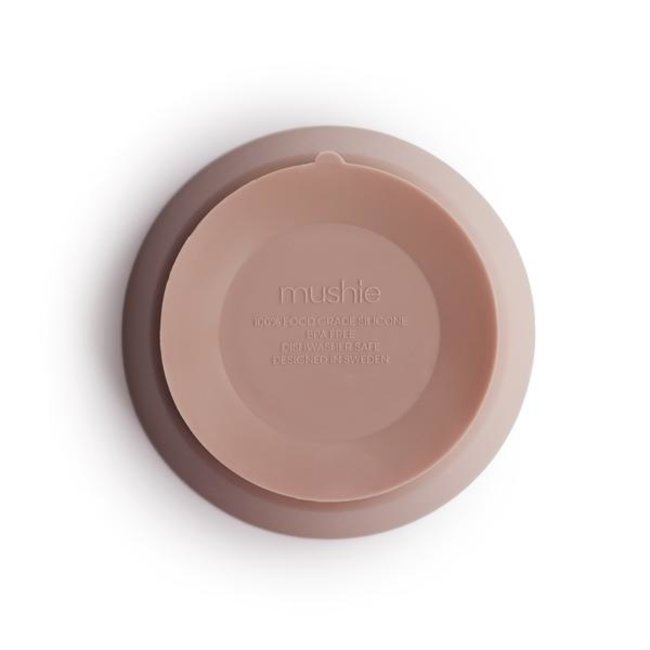 Mushie Kom Siliconen Blush Roze