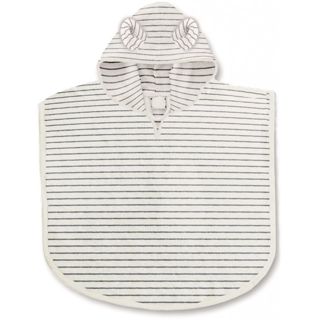 Konges Sløjd Poncho Terry Striped Blue