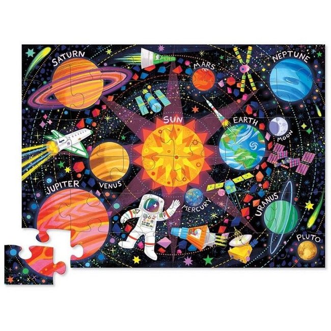 Crocodile Creek Puzzels Bodenpuzzle Space 36 Teile 3 Jahre+