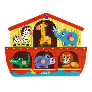 Janod Knopfpuzzle Arche Noah