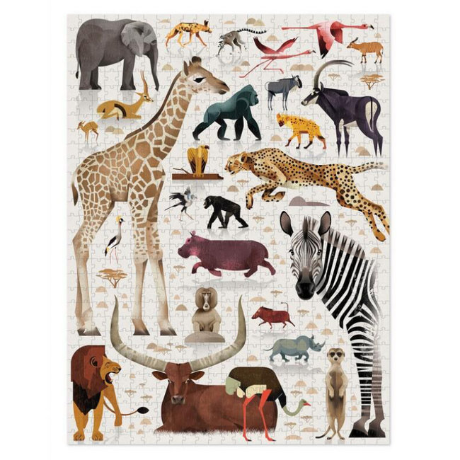 Crocodile Creek Puzzels Puzzle World Of African Animals 750 pcs.