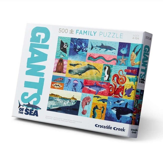 Crocodile Creek Puzzels Puzzle Giants Ozeantiere 500 Teile