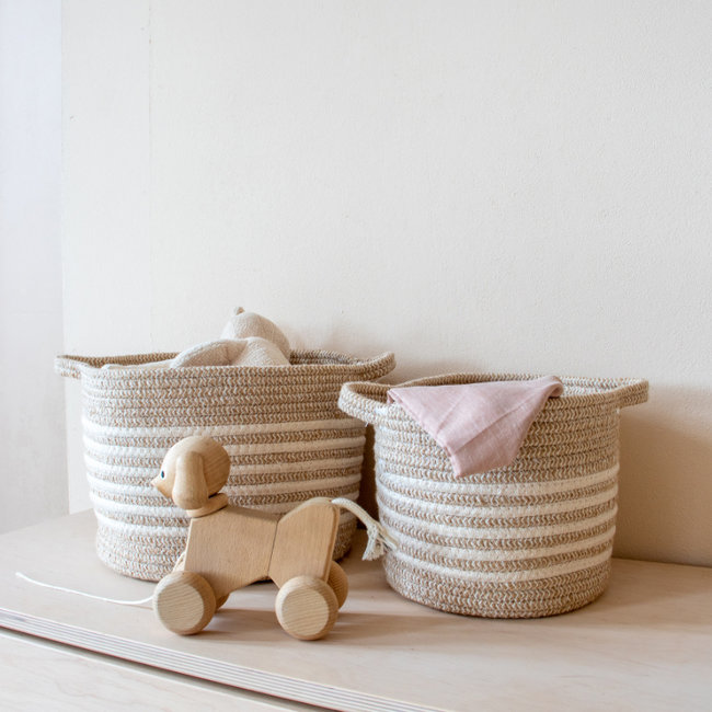 KidsDepot Aufbewahrungskorb-Set Eran Beige