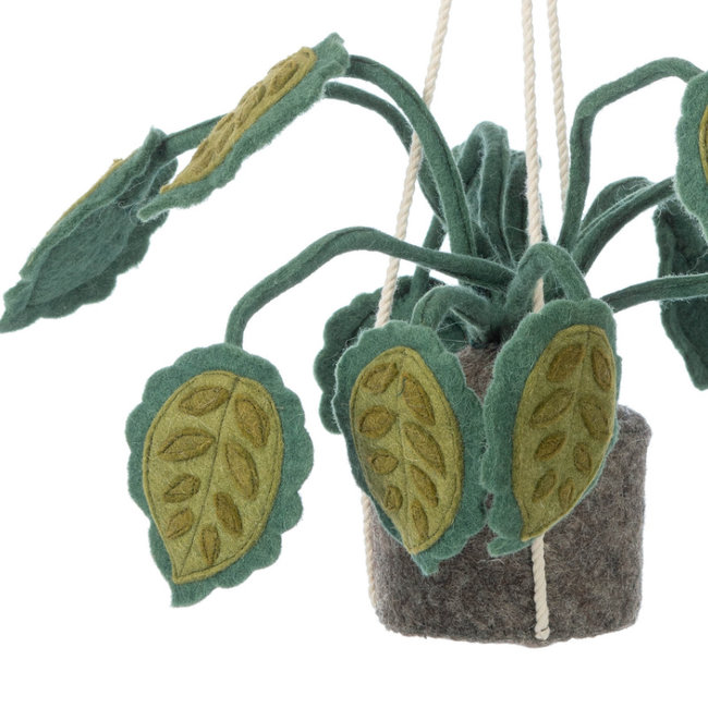 KidsDepot Hängepflanze Big Leaves Felt