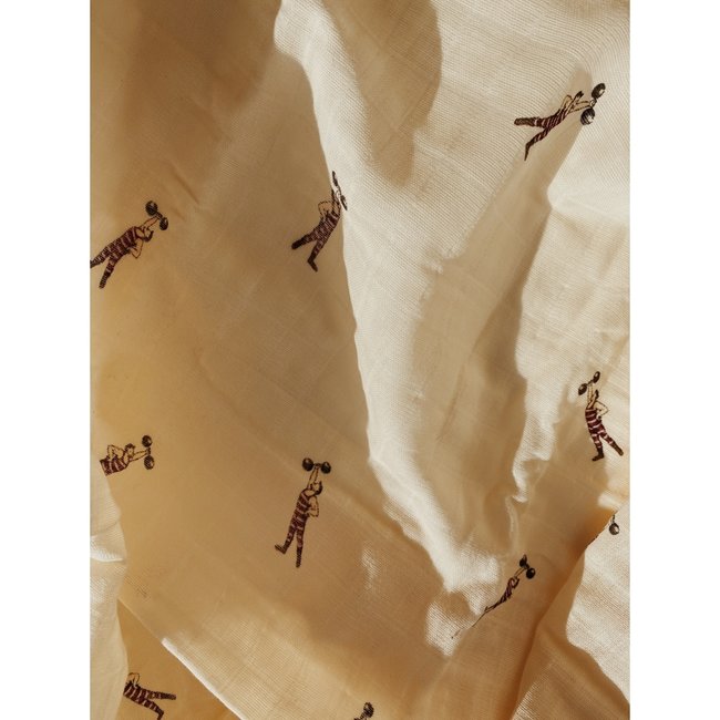 Konges Sløjd Muslin Cloths Strong Man Beige 3 Pack