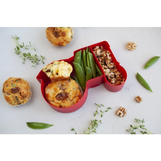 Blafre Lunch Box Tractor Green Compartments