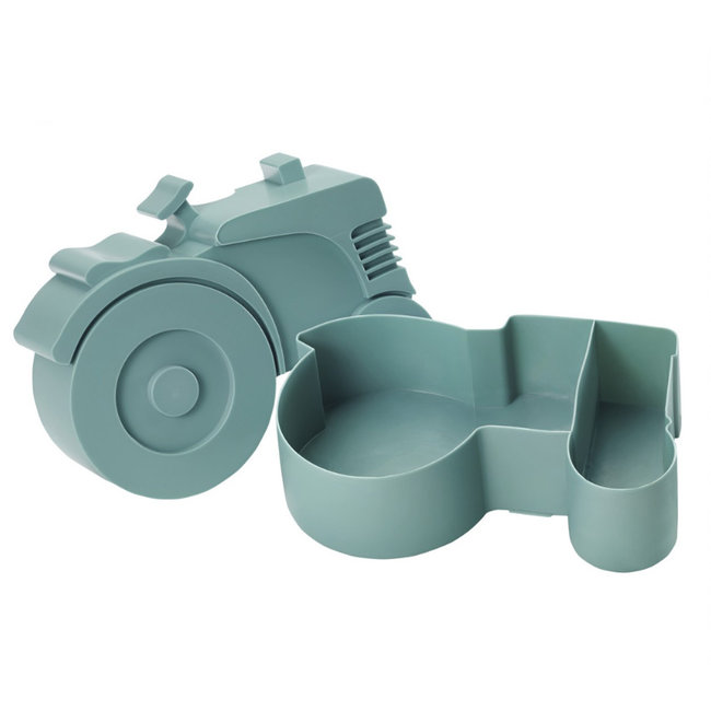 Blafre Lunch Box Tractor Blue Compartments