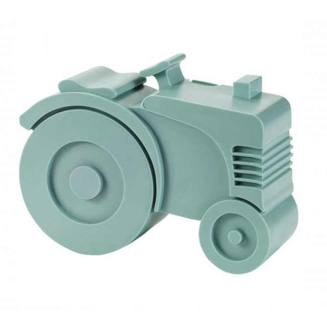 Blafre Brotdose Traktor Blau mit Fächer