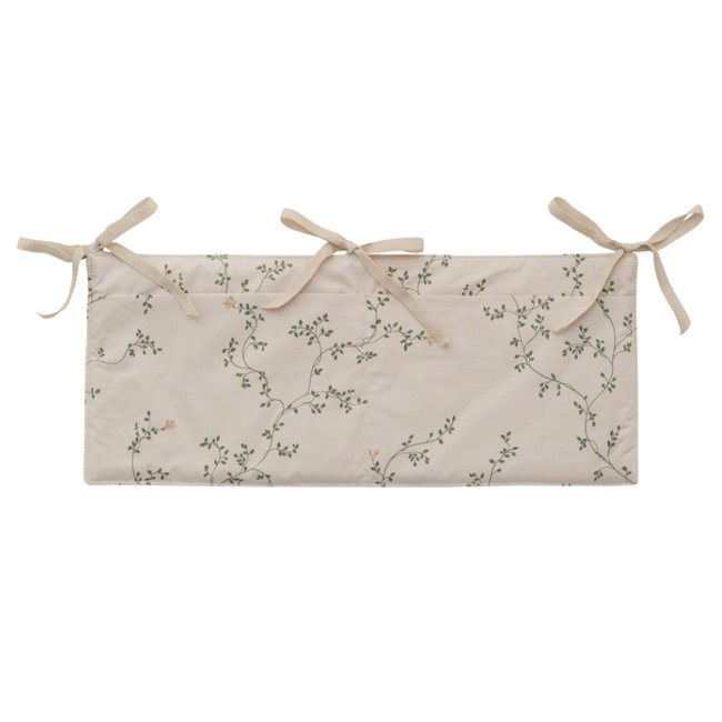Garbo & Friends Baby Bed Pocket Botany Lichtgrijs