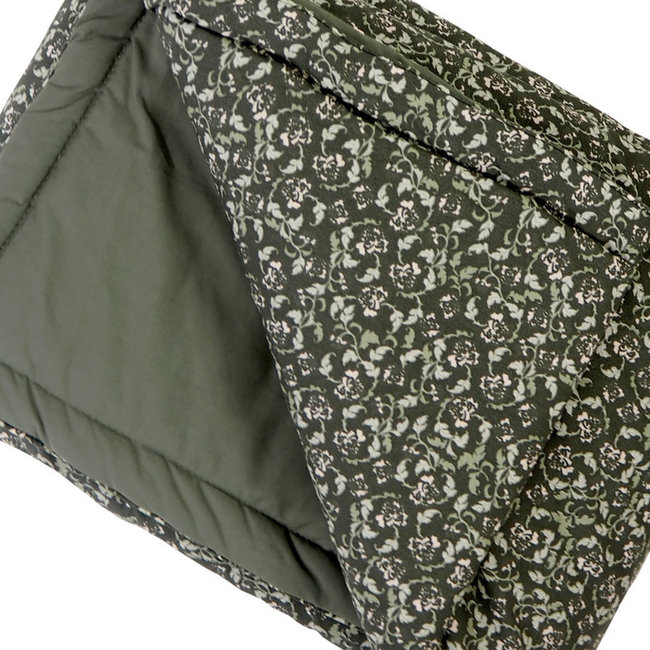 Garbo & Friends Baby Deken Floral Moss Groen 90 x 120 cm