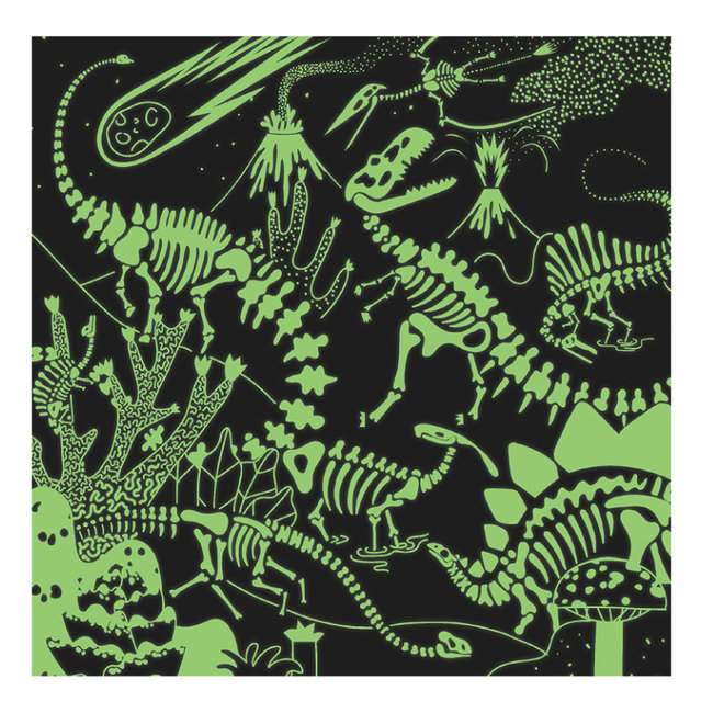 Mudpuppy Glow in the dark puzzel Dino's 500 st.