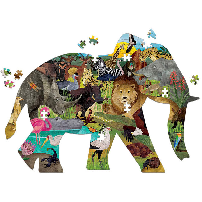 Mudpuppy Shaped Puzzle African Safari  300 Teile 7 Jahre+