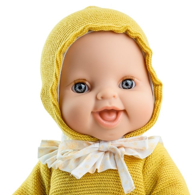 Paola Reina Doll Gordi Anik Girl Yellow Hat 34 cm