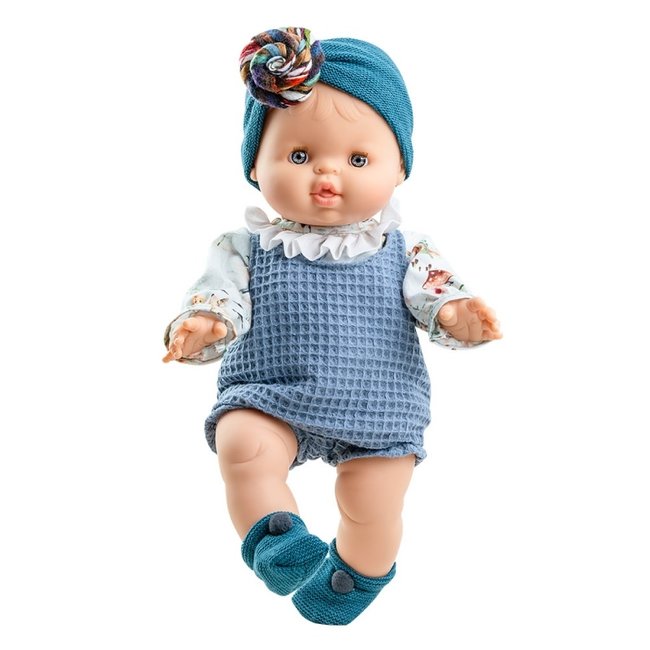 Paola Reina Doll Gordi Blanca Girl Blue Suit