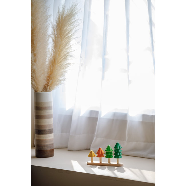 PlanToys Sortier und Zähl Bäumen Holz