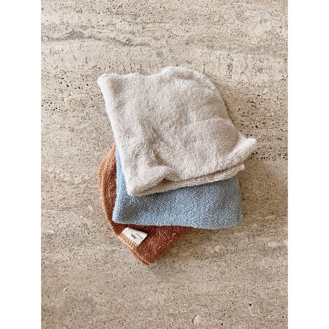 Konges Sløjd Wash Cloths Thunder 3 Pack