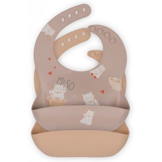 Konges Sløjd Silicone Bibs Miso Pink